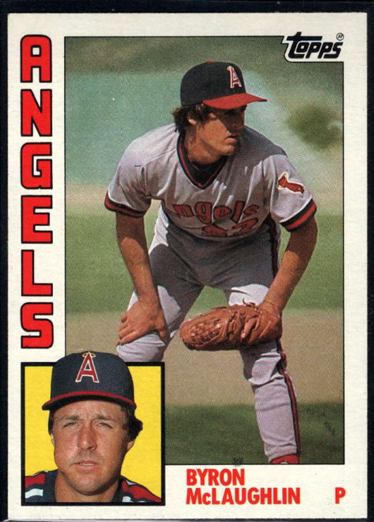 1984 Topps #442 Byron McLaughlin VG California Angels 