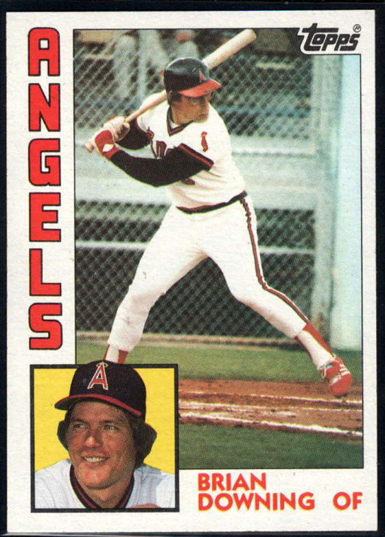 1984 Topps #574 Brian Downing VG California Angels 