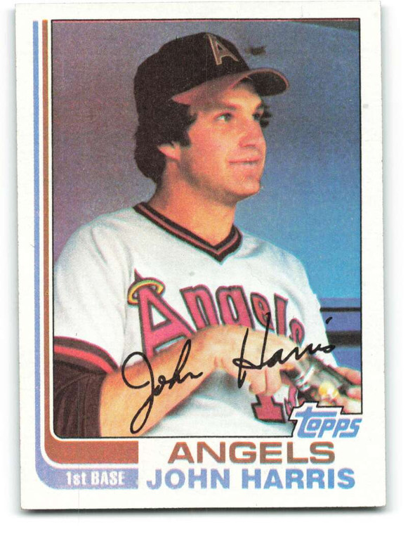 1982 Topps #313 John Harris VG California Angels 