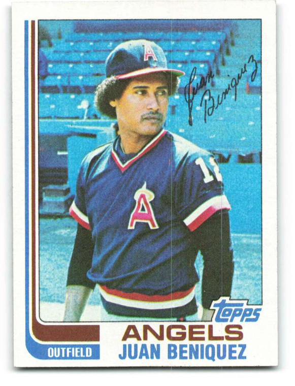 1982 Topps #572 Juan Beniquez VG California Angels 