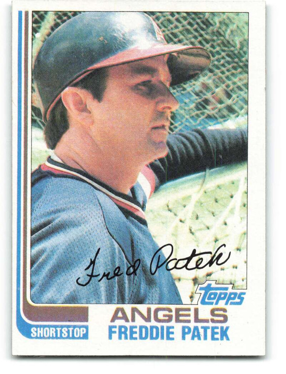 1982 Topps #602 Freddie Patek VG California Angels 