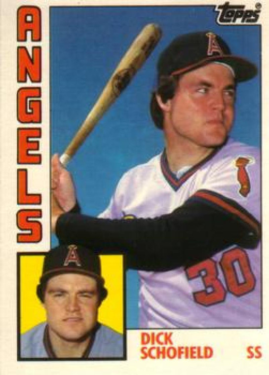 1984 Topps Traded #107T Dick Schofield VG RC Rookie California Angels 