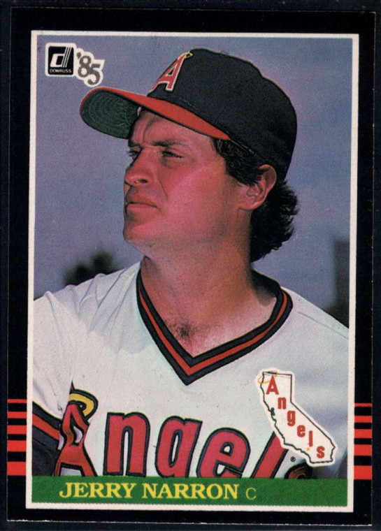 1985 Donruss #643 Jerry Narron VG California Angels 