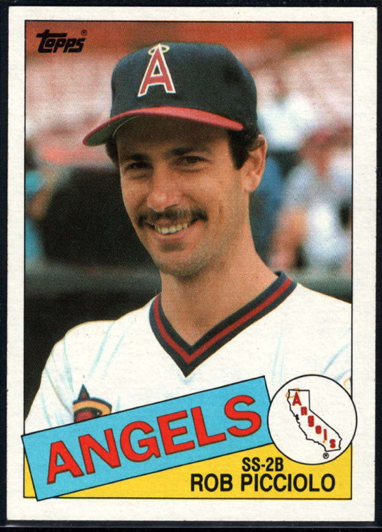 1985 Topps #756 Rob Picciolo VG California Angels 