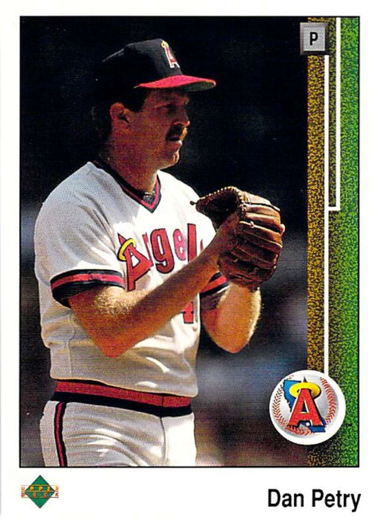 1989 Upper Deck #552 Dan Petry VG California Angels 