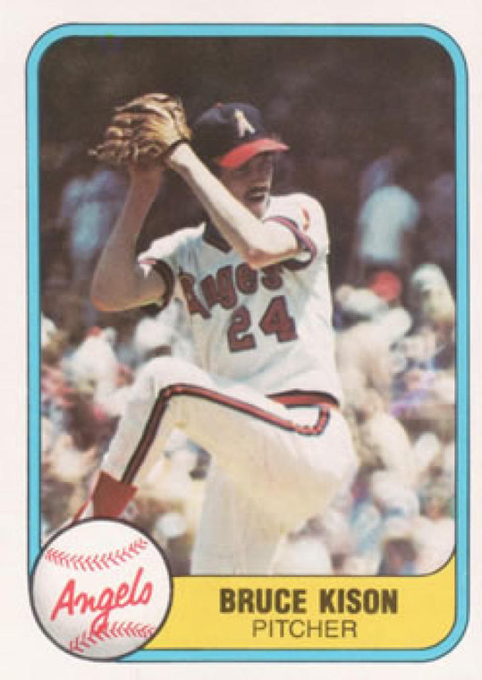 1981 Fleer #284 Bruce Kison VG California Angels 