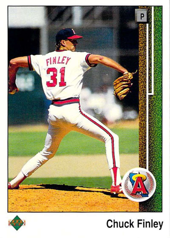 1989 Upper Deck #632 Chuck Finley VG California Angels 
