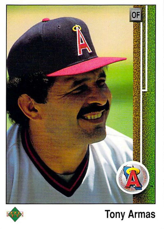 1989 Upper Deck #212 Tony Armas VG California Angels 