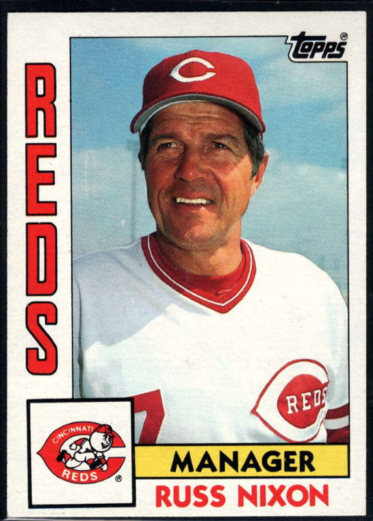 1984 Topps #351 Russ Nixon MG VG Cincinnati Reds 