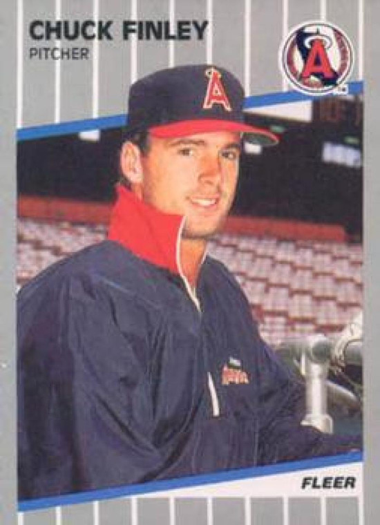 1989 Fleer #477 Chuck Finley VG California Angels 