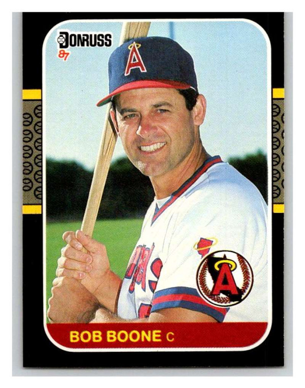 1987 Donruss #233 Bob Boone VG California Angels 