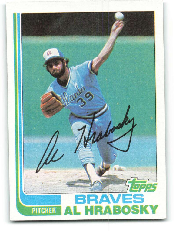 1982 Topps #393 Al Hrabosky VG Atlanta Braves 