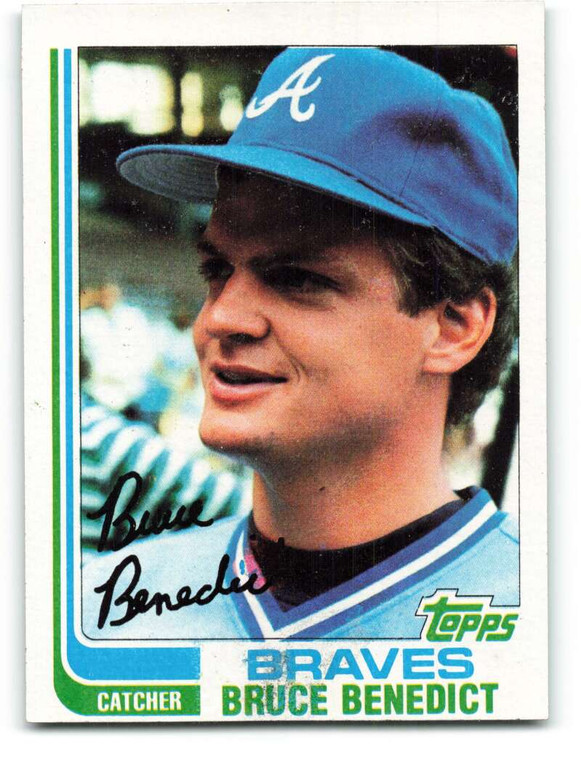1982 Topps #424 Bruce Benedict VG Atlanta Braves 