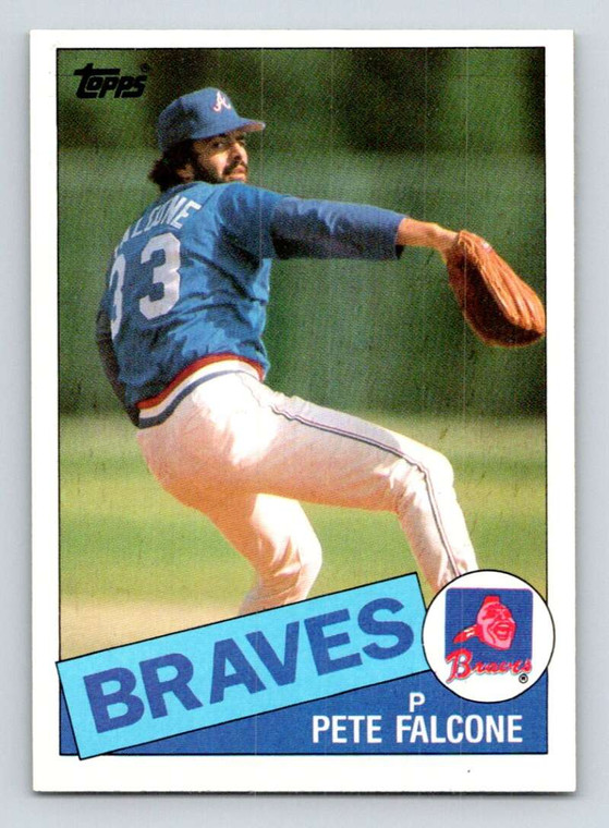 1985 Topps #618 Pete Falcone VG Atlanta Braves 