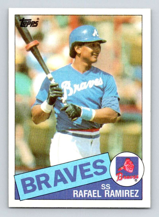 1985 Topps #647 Rafael Ramirez VG Atlanta Braves 