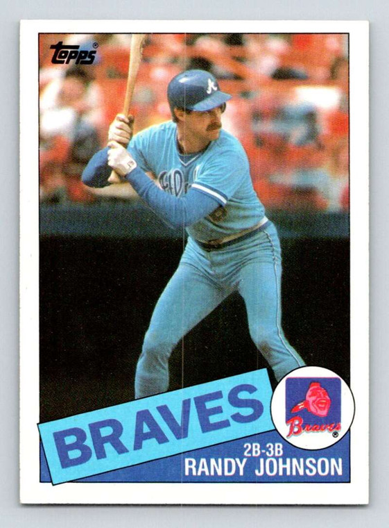 1985 Topps #458 Randy Johnson VG Atlanta Braves 