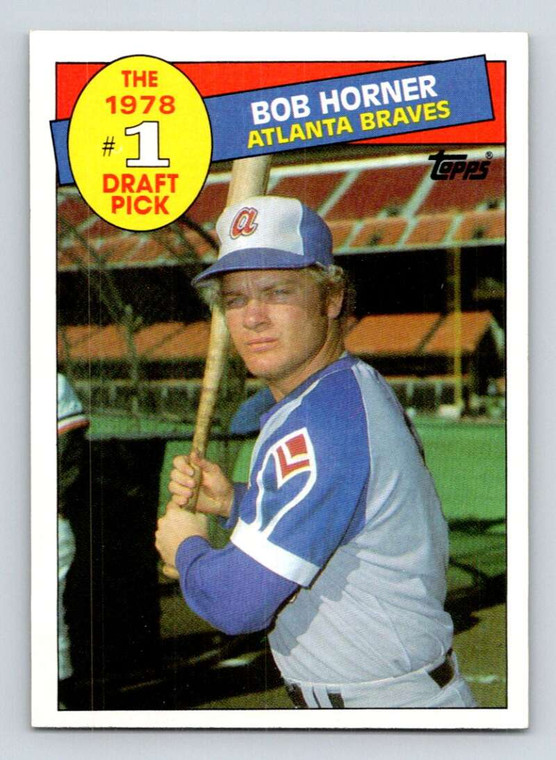 1985 Topps #276 Bob Horner FDP VG Atlanta Braves 