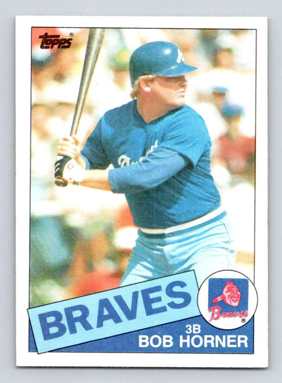 1985 Topps #410 Bob Horner VG Atlanta Braves 