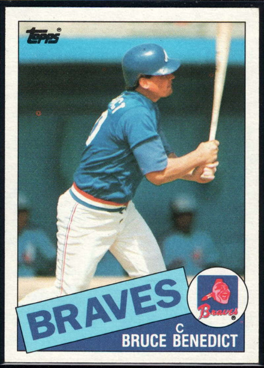 1985 Topps #335 Bruce Benedict VG Atlanta Braves 