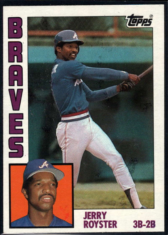 1984 Topps #572 Jerry Royster VG Atlanta Braves 
