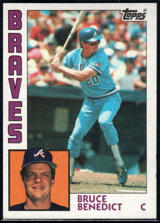 1984 Topps #255 Bruce Benedict VG Atlanta Braves 