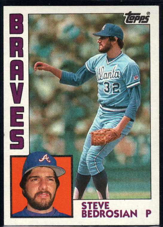 1984 Topps #365 Steve Bedrosian VG Atlanta Braves 