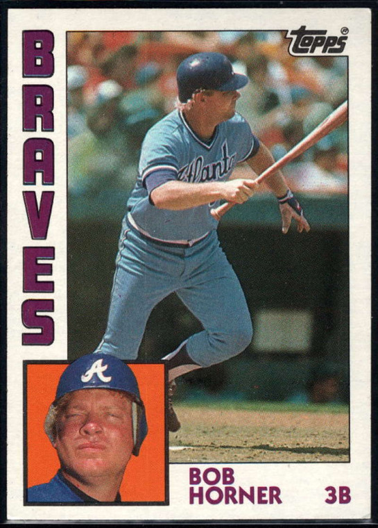 1984 Topps #760 Bob Horner VG Atlanta Braves 