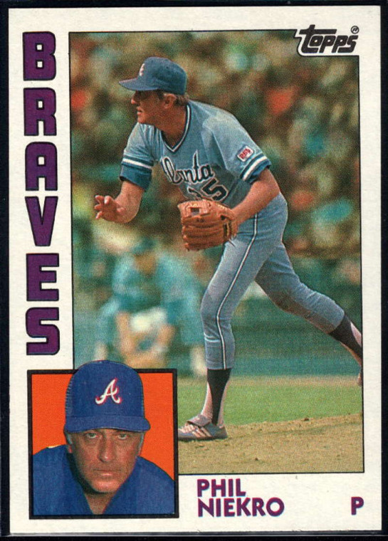 1984 Topps #650 Phil Niekro VG Atlanta Braves 