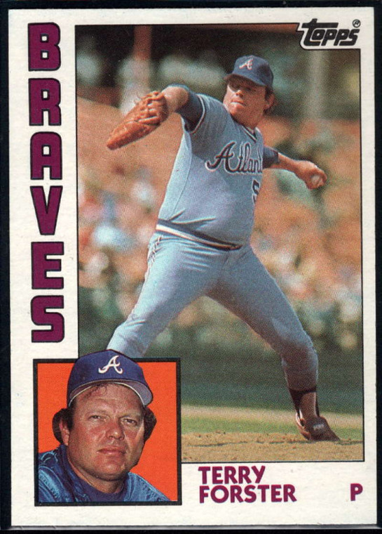 1984 Topps #791 Terry Forster VG Atlanta Braves 