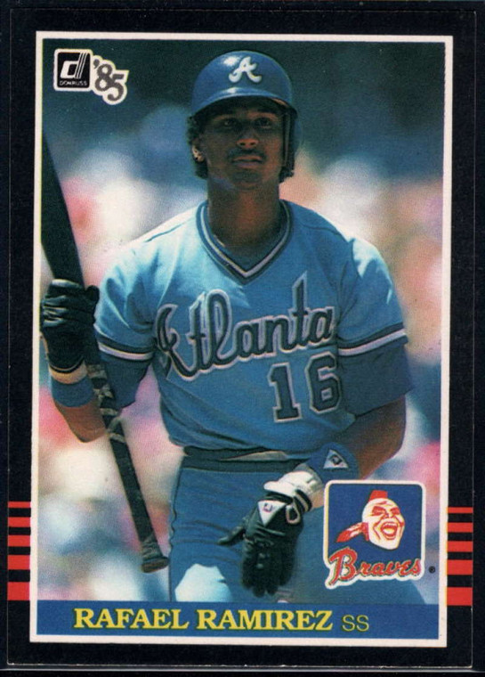 1985 Donruss #141 Rafael Ramirez VG Atlanta Braves 