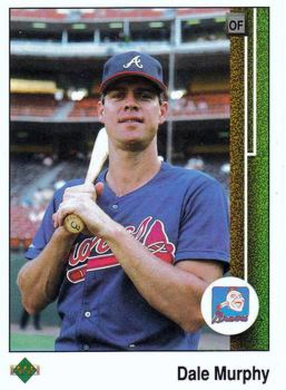 1989 Upper Deck #357b Dale Murphy COR VG Atlanta Braves 