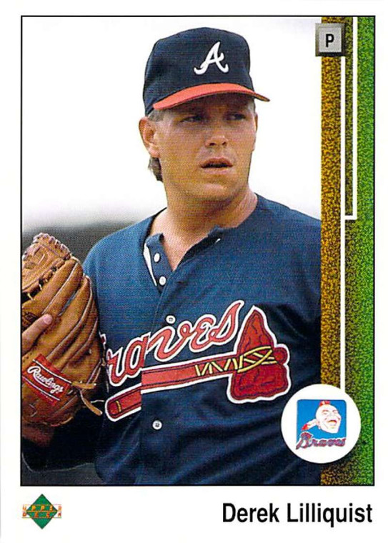 1989 Upper Deck #753 Derek Lilliquist VG RC Rookie Atlanta Braves 