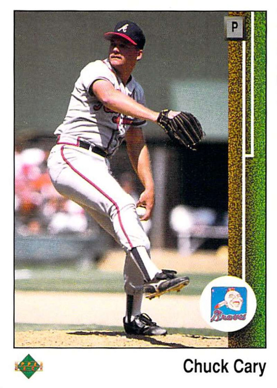 1989 Upper Deck #396 Chuck Cary VG Atlanta Braves 