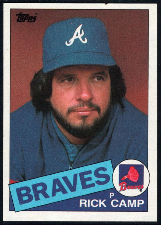 1985 Topps #491 Rick Camp VG Atlanta Braves 