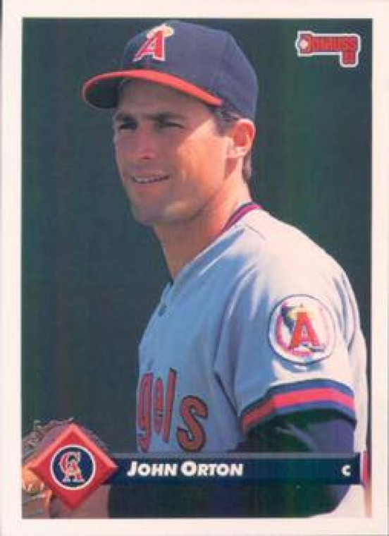 1993 Donruss #431 John Orton VG California Angels 