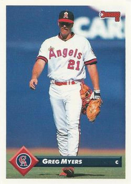 1993 Donruss #269 Greg Myers VG California Angels 