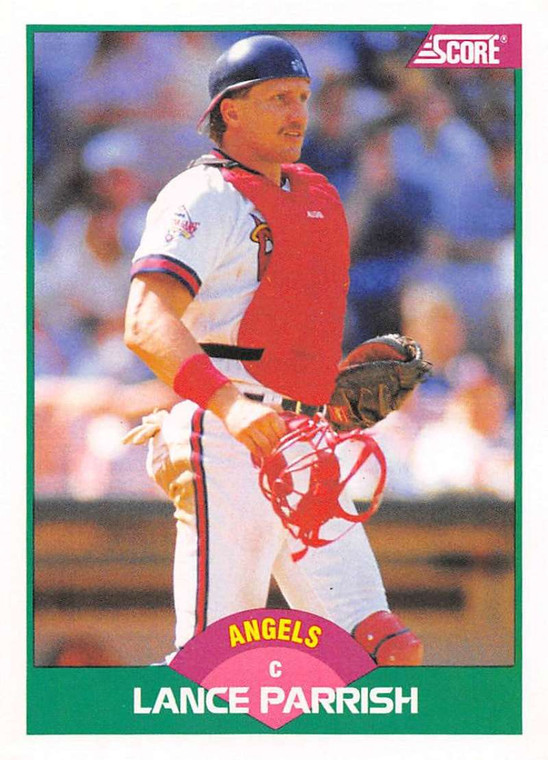 1989 Score Rookie/Traded #36T Lance Parrish VG California Angels 