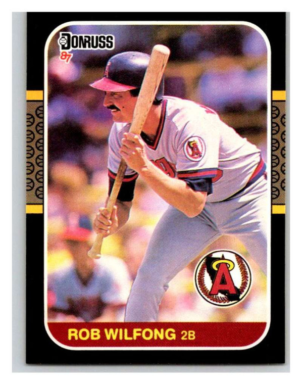 1987 Donruss #258 Rob Wilfong VG California Angels 