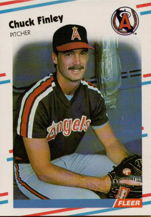 1988 Fleer #489 Chuck Finley VG California Angels 