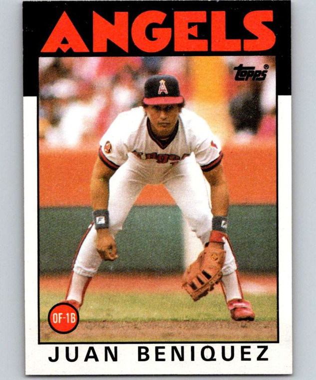 1986 Topps #325 Juan Beniquez VG California Angels 