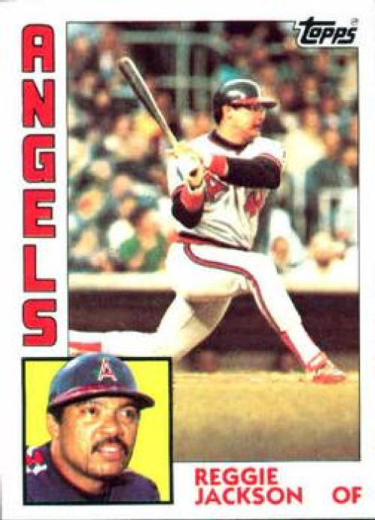 1984 Topps #100 Reggie Jackson VG California Angels 