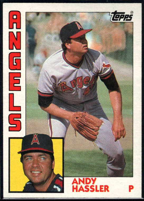 1984 Topps #719 Andy Hassler VG California Angels 