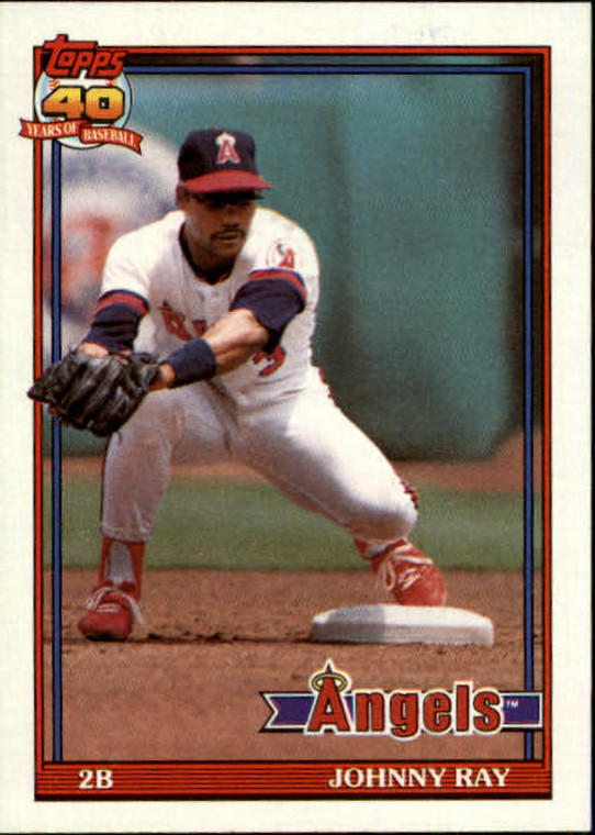 1991 Topps #273 Johnny Ray VG California Angels 