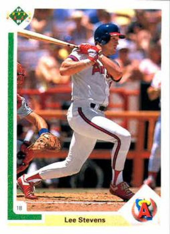 1991 Upper Deck #573 Lee Stevens VG California Angels 