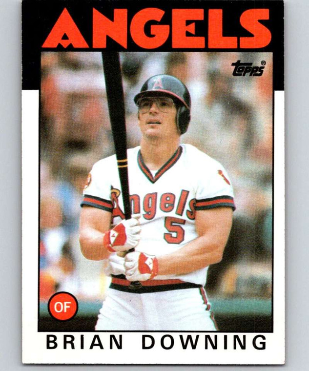 1986 Topps #772 Brian Downing VG California Angels 