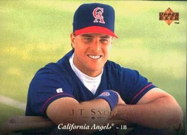 1995 Upper Deck #272 J.T. Snow VG California Angels 