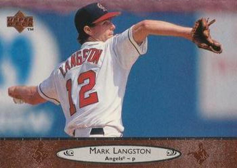 1996 Upper Deck #28 Mark Langston VG California Angels 