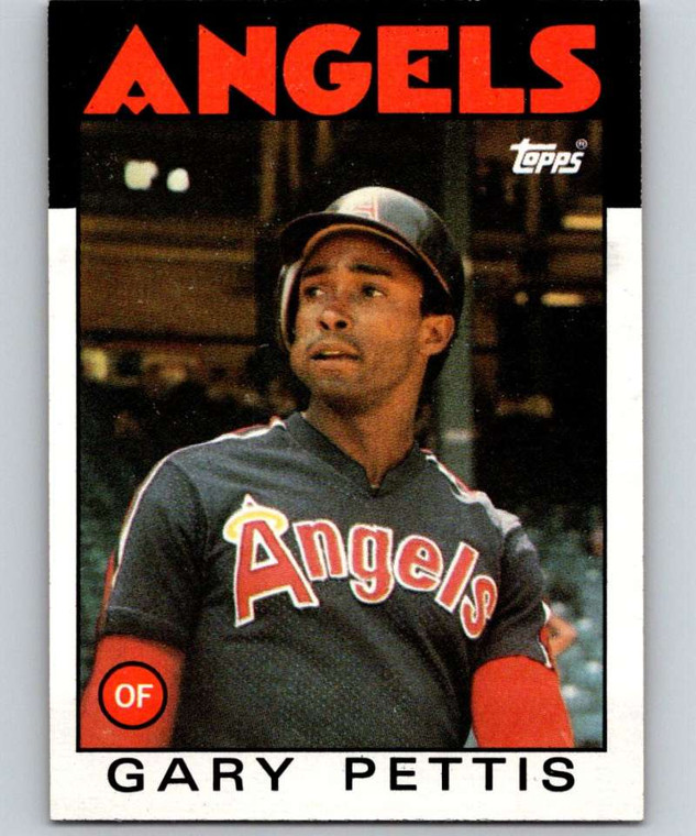 1986 Topps #604 Gary Pettis VG California Angels 