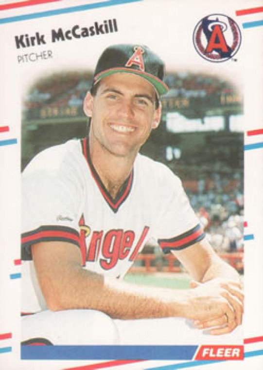 1988 Fleer #496 Kirk McCaskill VG California Angels 