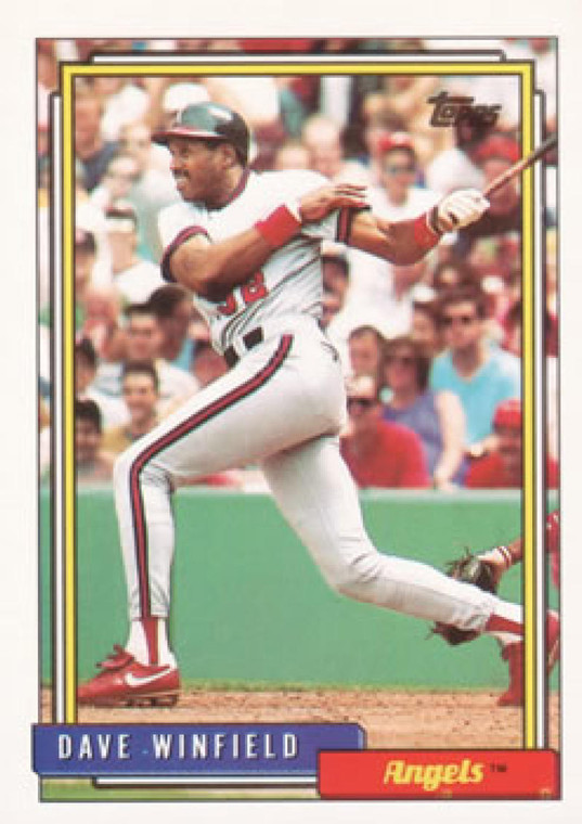 1992 Topps #792 Dave Winfield VG California Angels 